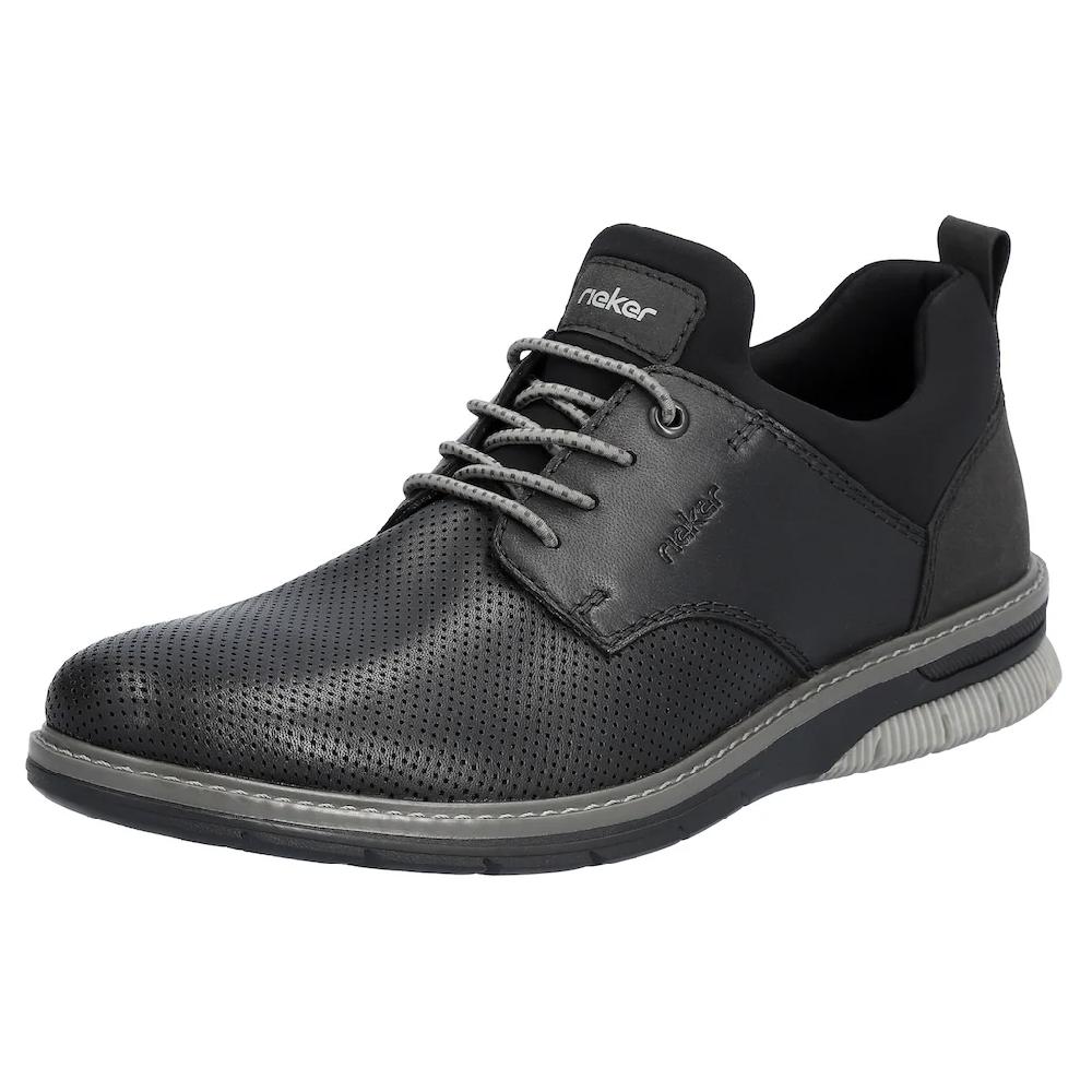 Rieker Slip-On Sneaker Business Schuh Slipper Festtagsschuh mit elastischen Schnürsenkeln bestellen