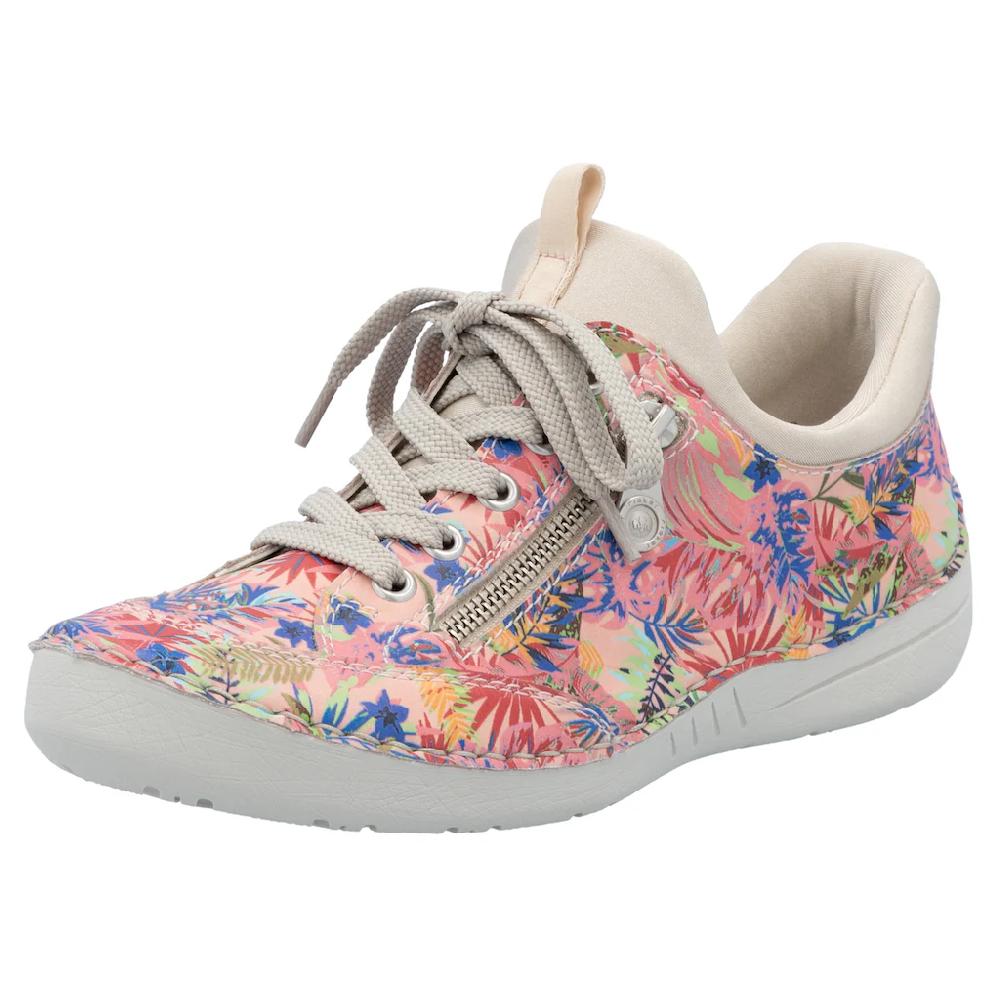 Rieker Slip-On Sneaker Freizeitschuh Halbschuh Schlupfschuh mit aufgesetzter Schnürung online kaufen
