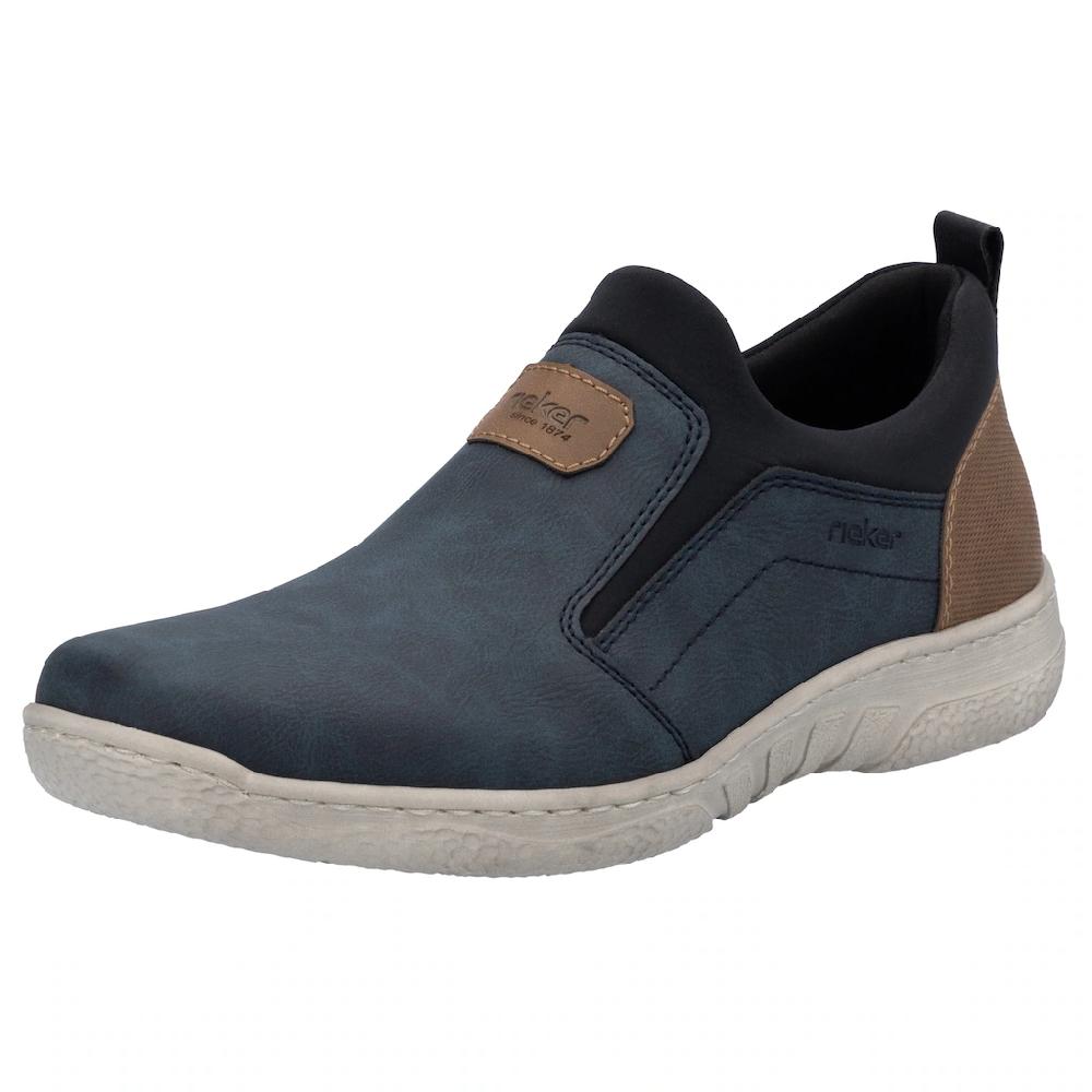 Rieker Slip-On Sneaker Freizeitschuh Halbschuh Sneaker mit Gummizug zum Schlupfen ▷ für