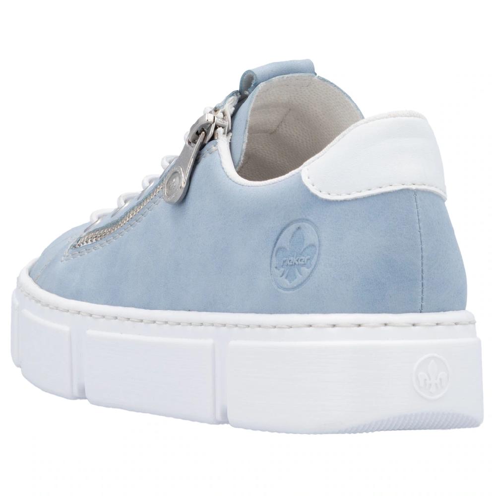 Rieker Slip-On Sneaker Mit Reißverschluss Außen Freizeitschuh Halbschuh Schlupfschuh Kaufen