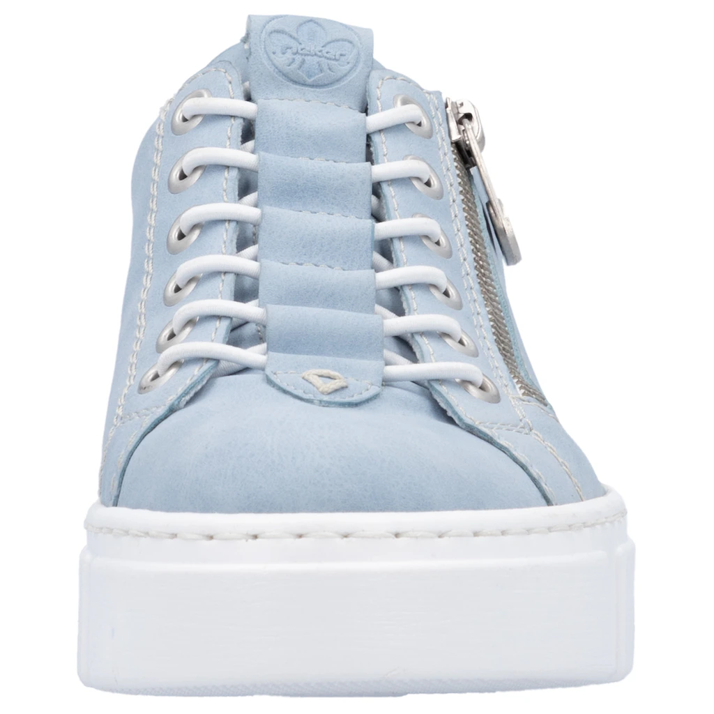 Rieker Slip-On Sneaker Mit Reißverschluss Außen Freizeitschuh Halbschuh Schlupfschuh Kaufen