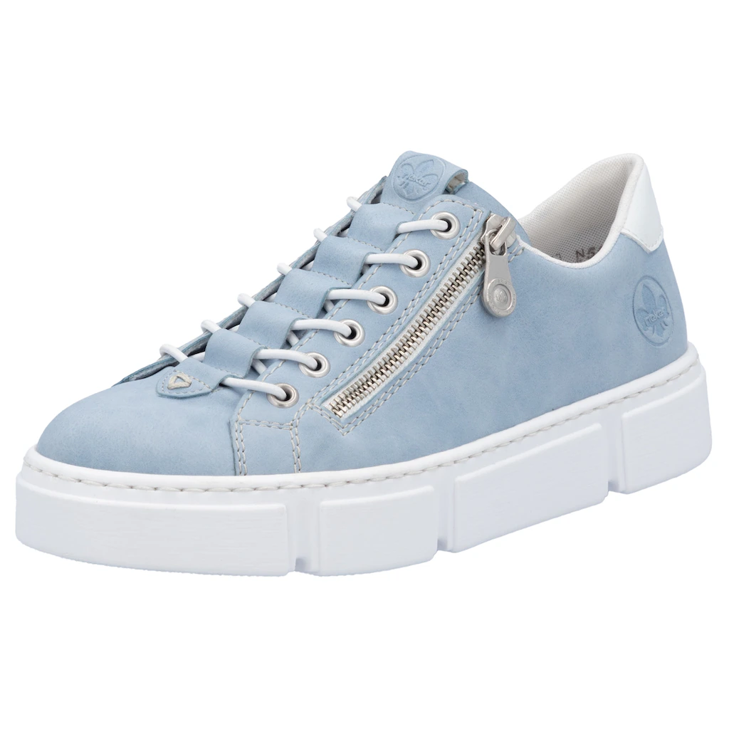 Rieker Slip-On Sneaker mit Reißverschluss außen Freizeitschuh Halbschuh Schlupfschuh kaufen