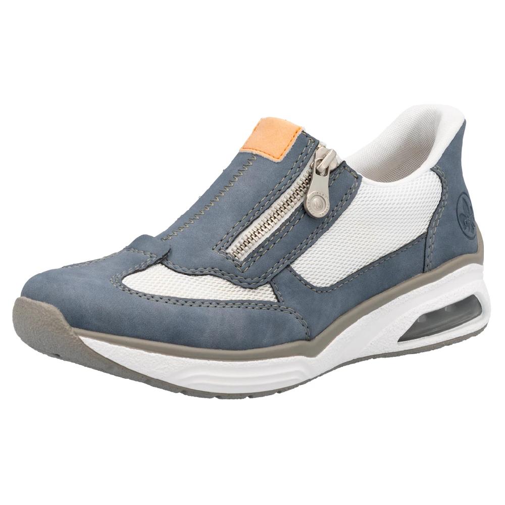 Rieker Slip-On Sneaker »Ready2GO« Slipper Halbschuh Freizeitschuh mit seitlichem Reißverschluss ▷ für