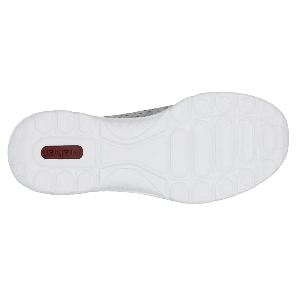 Rieker Slip-On Sneaker Schlupfschuh Freizeitschuh Halbschuh Mit Schnellverschluss