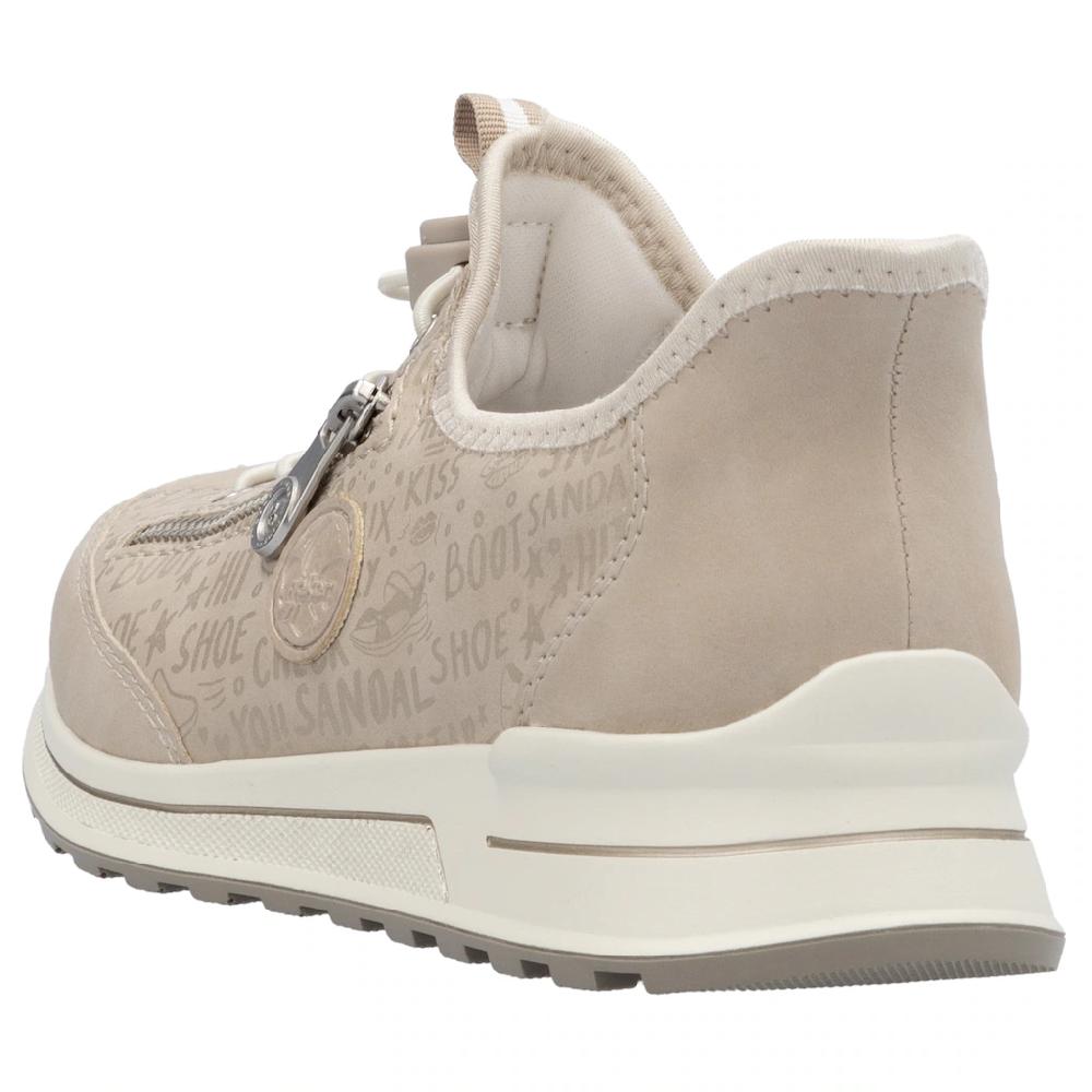 Rieker Slip-On Sneaker Schlupfschuh Freizeitschuh Halbschuh Mit Lettering-Print Kaufen