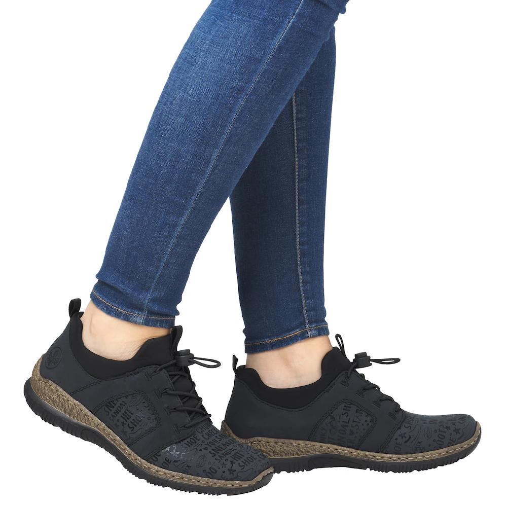 Rieker Slip-On Sneaker Schlupfschuh Freizeitschuh Halbschuh Mit Praktischen Anziehlaschen Online Kaufen