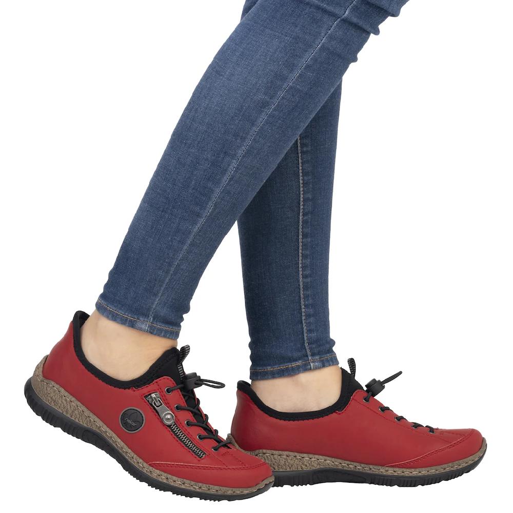 Rieker Slip-On Sneaker Schlupfschuh Freizeitschuh Halbschuh Mit MemoSoft-Ausstattung Online Bestellen