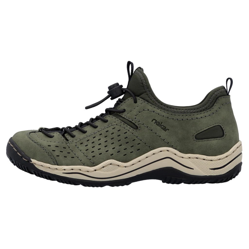 Rieker Slip-On Sneaker Schlupfschuh Freizeitsneaker Halbschuh Mit Markanter Laufsohle ▷ Für