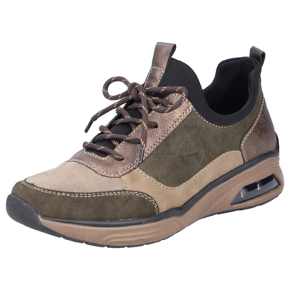 Rieker Slip-On Sneaker Schlupfschuh Halbschuh Freizeitschuh mit praktischen Anziehlaschen online bestellen
