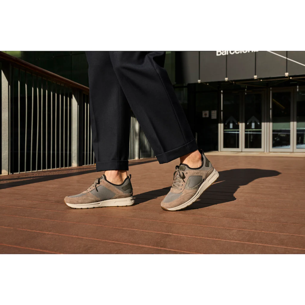 Rieker Slip-On Sneaker Schlupfschuh Halbschuh Freizeitsneaker Mit Schnürelement ▷ Für