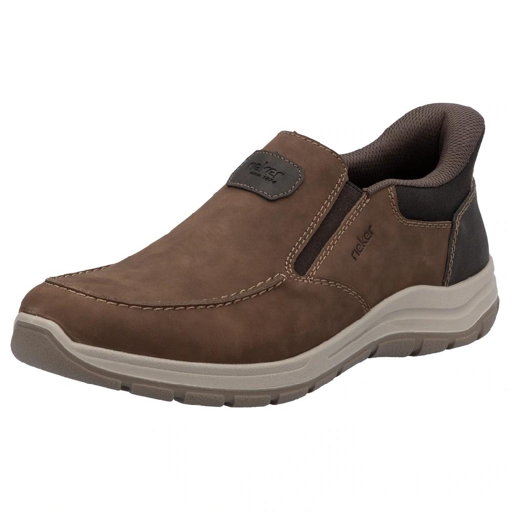 Rieker Slip-On Sneaker Slipper Freizeitschuh Halbschuh mit Gummizug und Soft Einlegesohle online bestellen