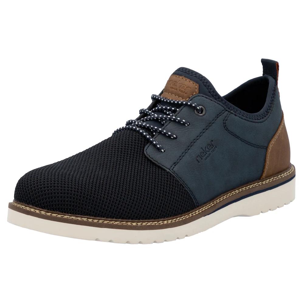 Rieker Slip-On Sneaker Slipper Schlupfschuh Freizeitschuh mit praktischer Anziehlasche ▷ für
