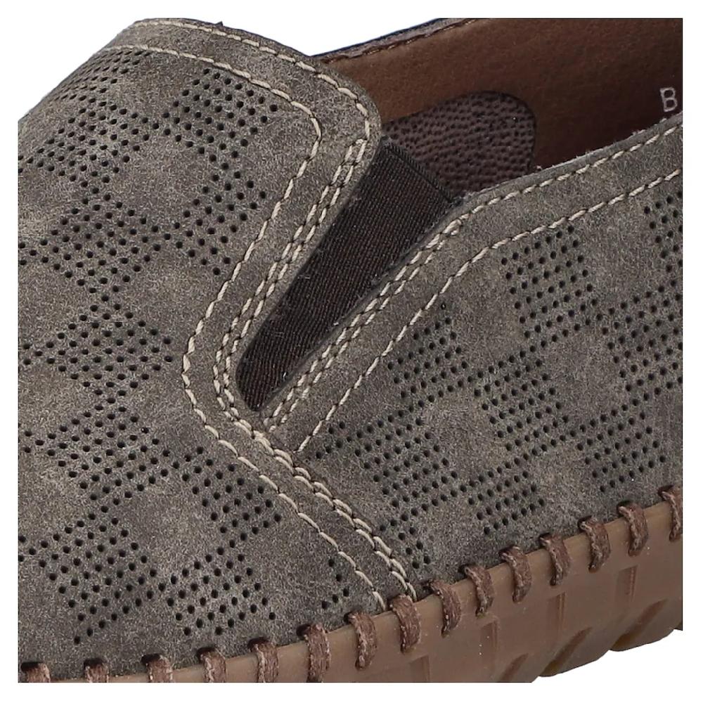 Rieker Slipper Loafer Schlupfschuh Casual-Slipper Mit Kleinen Stretcheinsätzen