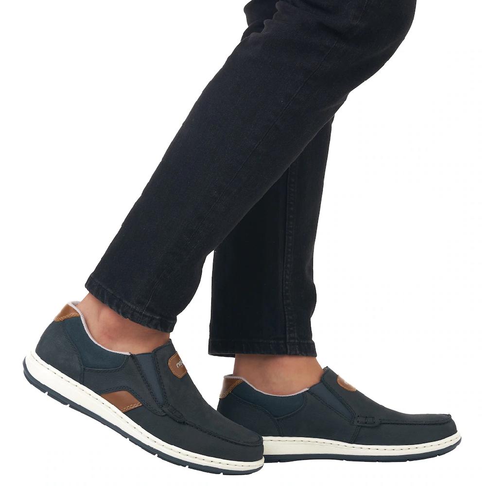 Rieker Slipper Mokassin Loafer Komfortschuh Mit Gummizug Für Guten Sitz ▷ Für