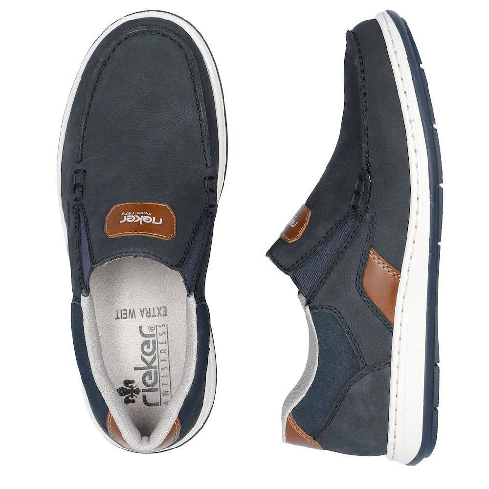 Rieker Slipper Mokassin Loafer Komfortschuh Mit Gummizug Für Guten Sitz ▷ Für