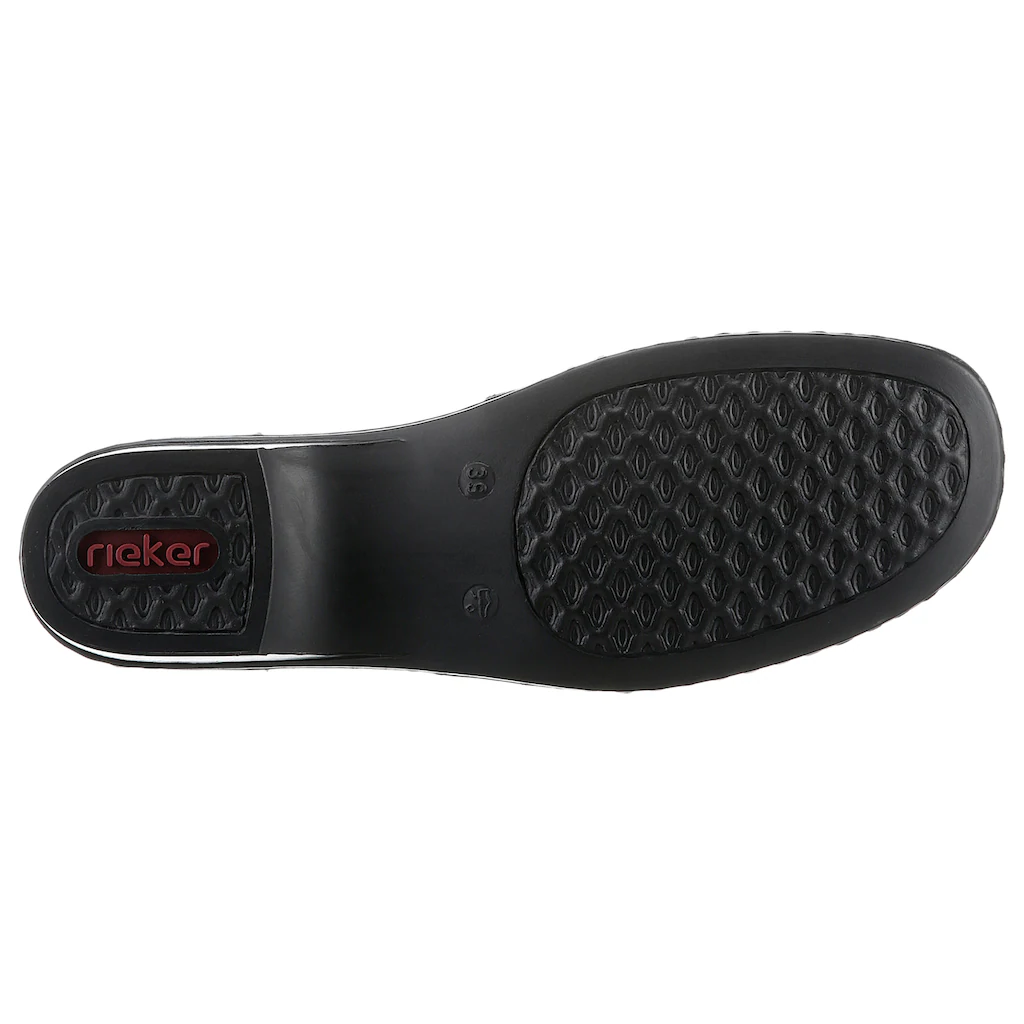 Rieker Slipper Schlupfschuh Halbschuh Festtagsschuh Mit Modischem Blockabsatz Kaufen