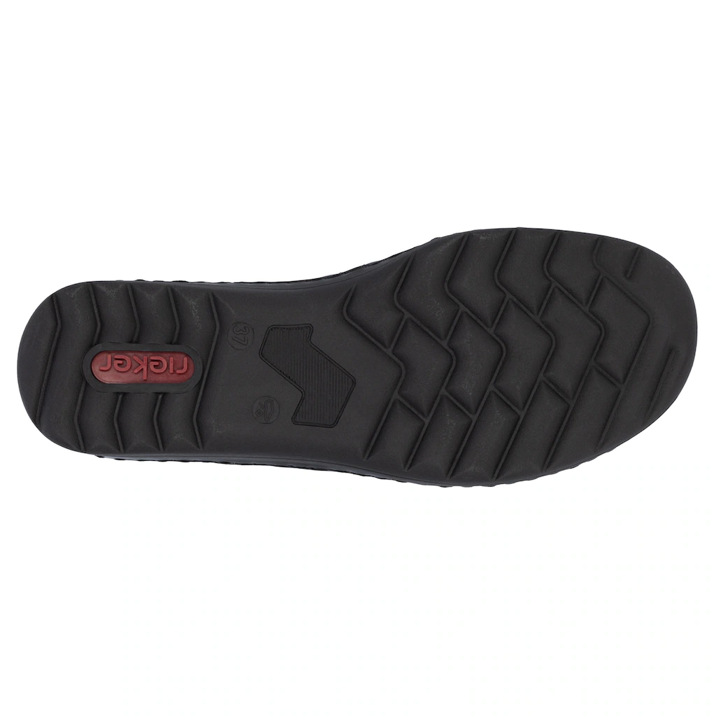 Rieker Slipper Schlupfschuh Halbschuh Slip On Mit Stretcheinsatz Und Ziersteppung Kaufen