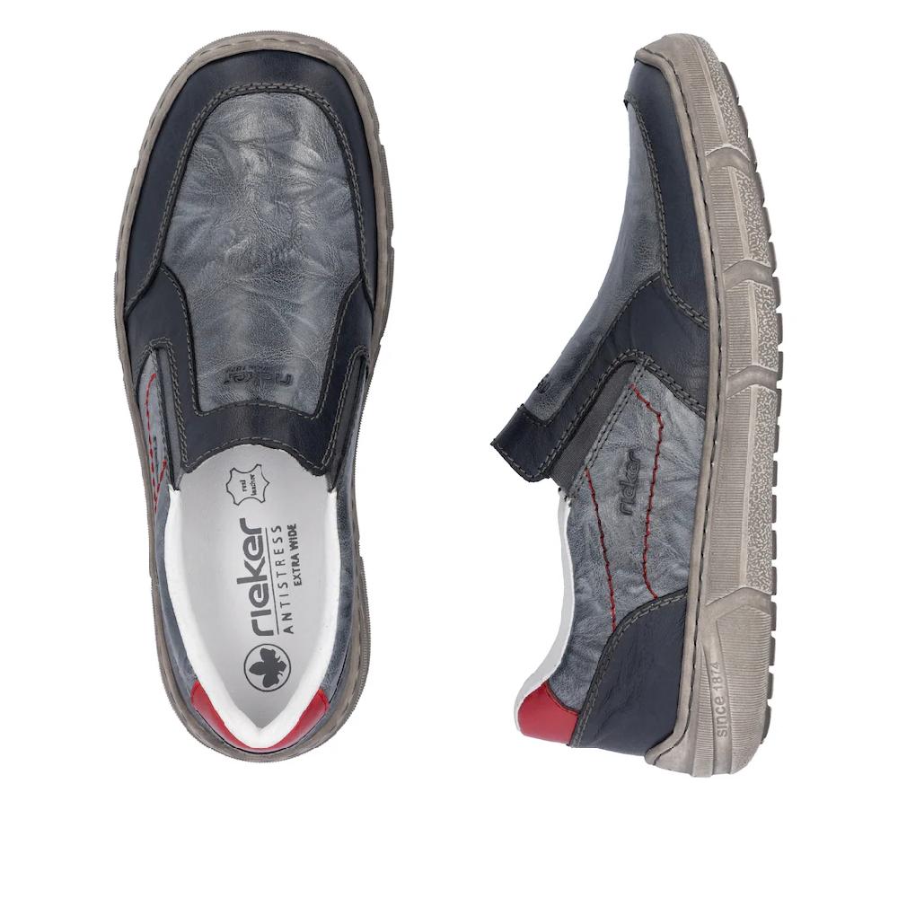 Rieker Slipper Slip On Sneaker Halbschuh Freizeitschuh Mit Schaftrandpolsterung ▷ Für