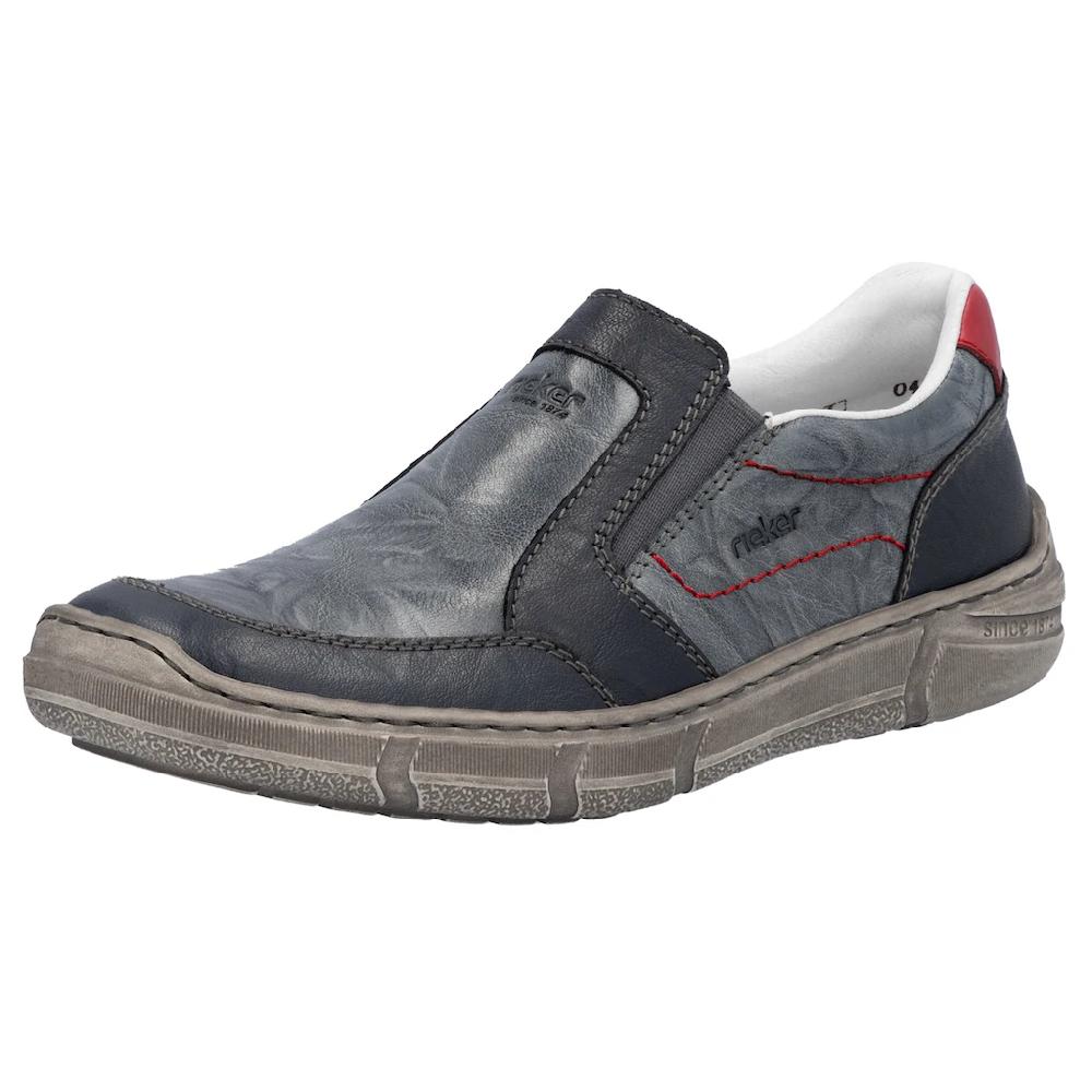 Rieker Slipper Slip on Sneaker Halbschuh Freizeitschuh mit Schaftrandpolsterung ▷ für