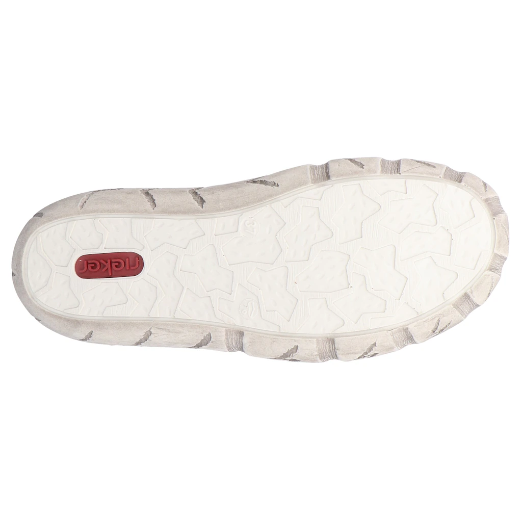 Rieker Sneaker Freizeitschuh Halbschuh Schlupfschuh Mit Bunter Ziernaht Kaufen