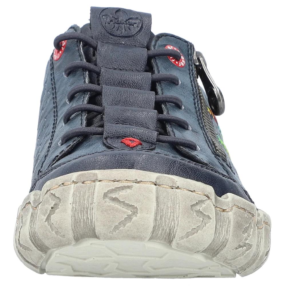 Rieker Sneaker Freizeitschuh Halbschuh Schlupfschuh Mit Bunter Ziernaht Kaufen