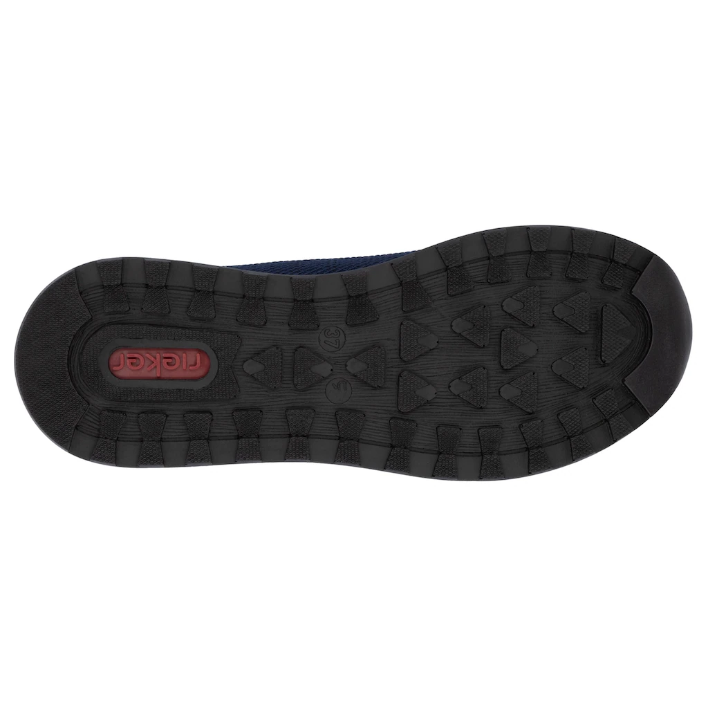 Rieker Sneaker Freizeitschuh Halbschuh Schnürschuh Im Materialmix