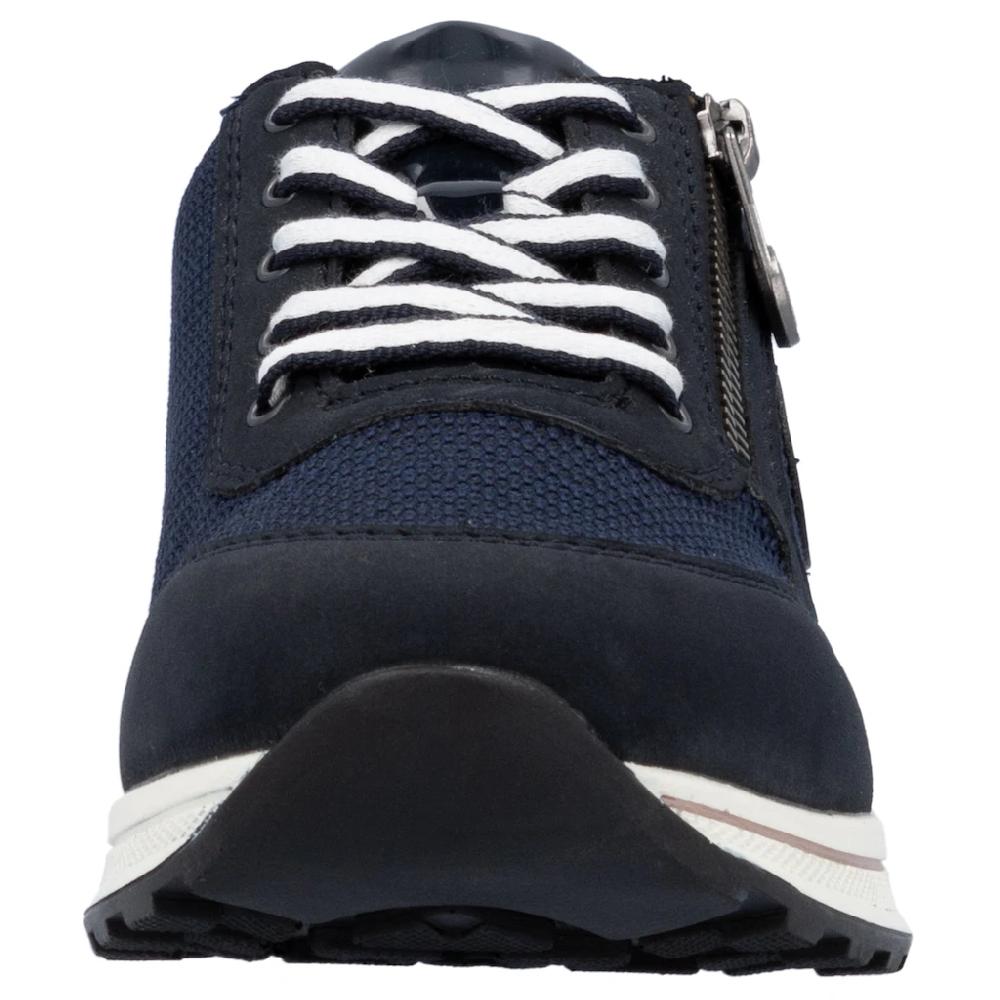 Rieker Sneaker Freizeitschuh Halbschuh Schnürschuh Im Materialmix