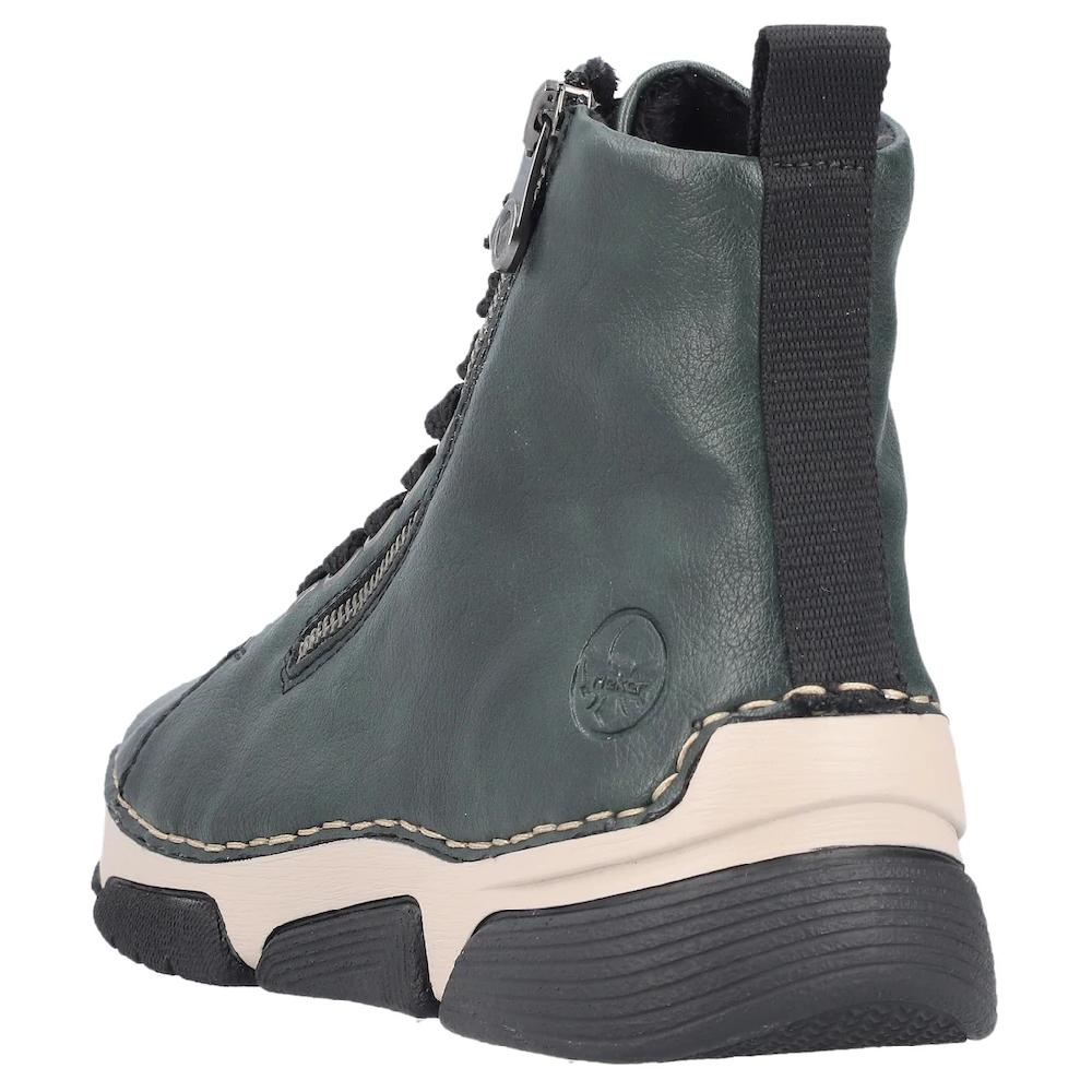 Rieker Sneaker Freizeitschuh Halbschuh Schnürschuh Mit Kontraststeppung Kaufen