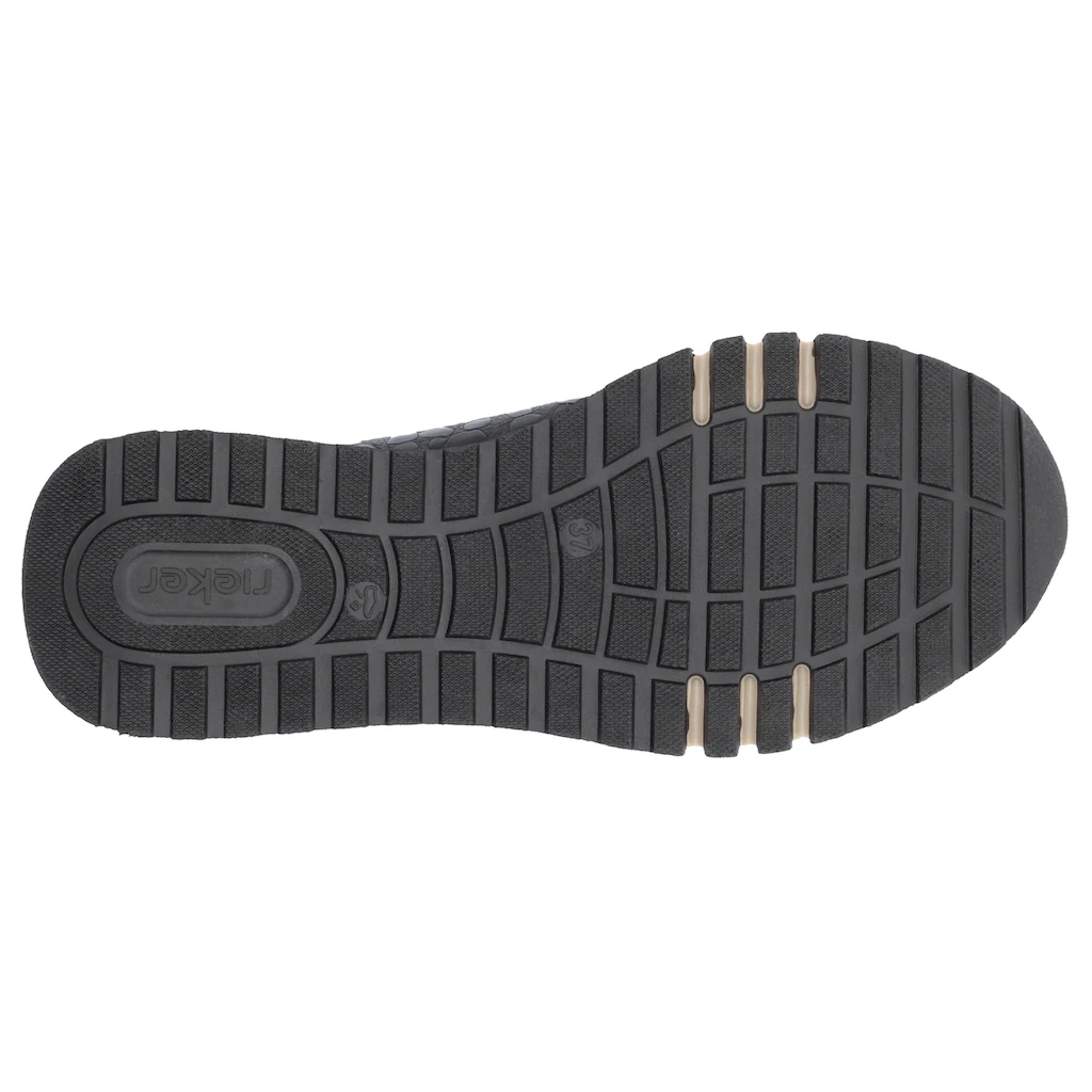 Rieker Sneaker Freizeitschuh Halbschuh Schnürschuh Mit Außen-Reißverschluss ▷ Für