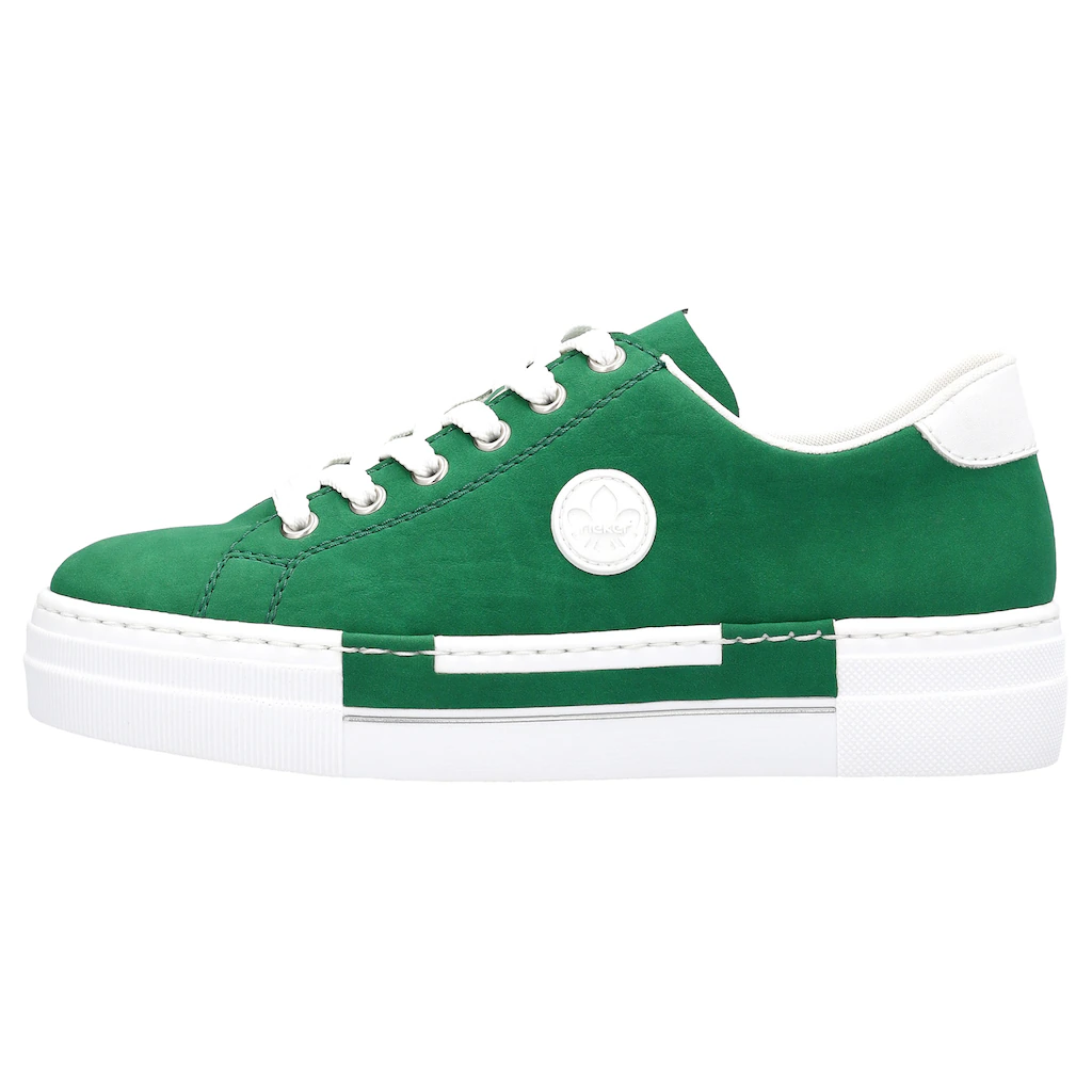 Rieker Sneaker Freizeitschuh Halbschuh Schnürschuh Mit Plateausohle Kaufen