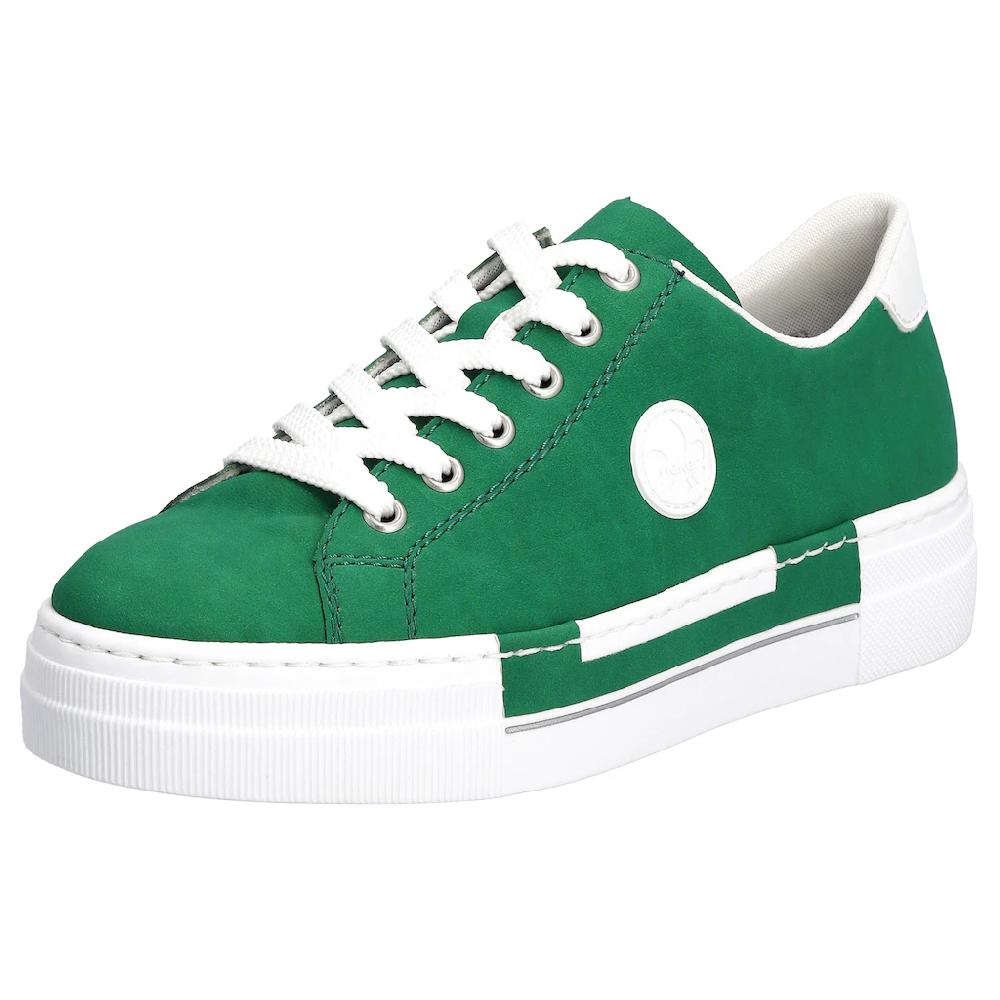 Rieker Sneaker Freizeitschuh Halbschuh Schnürschuh mit Plateausohle kaufen