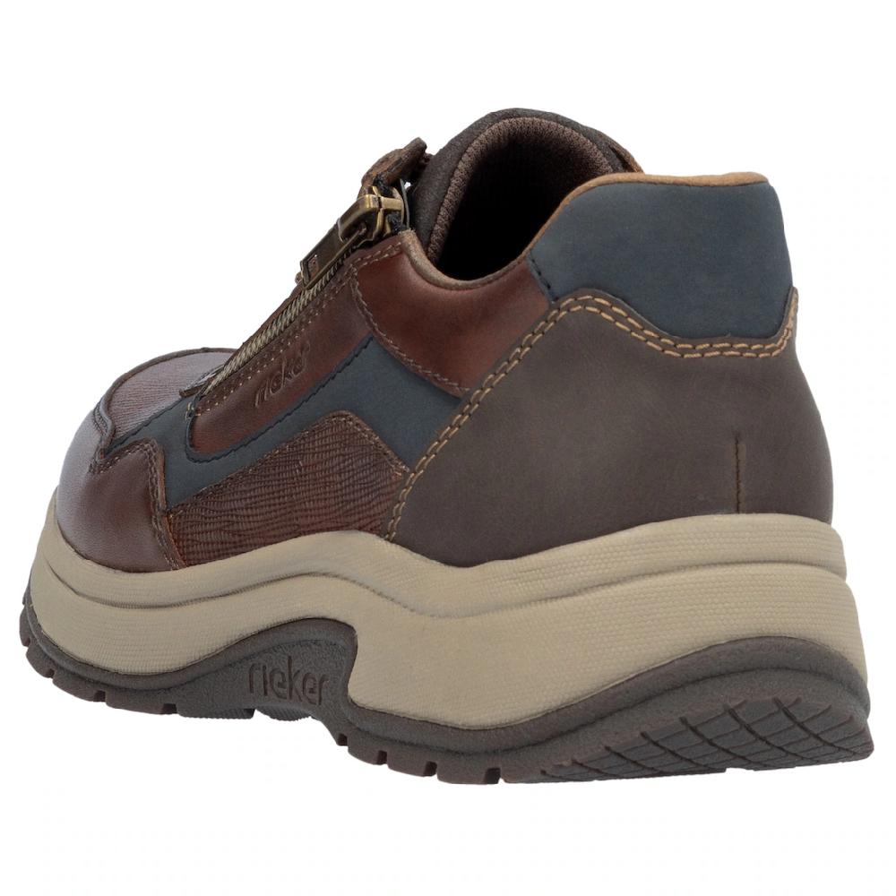 Rieker Sneaker Freizeitschuh Halbschuh Schnürschuh Mit Gepolstertem Schaftrand Kaufen