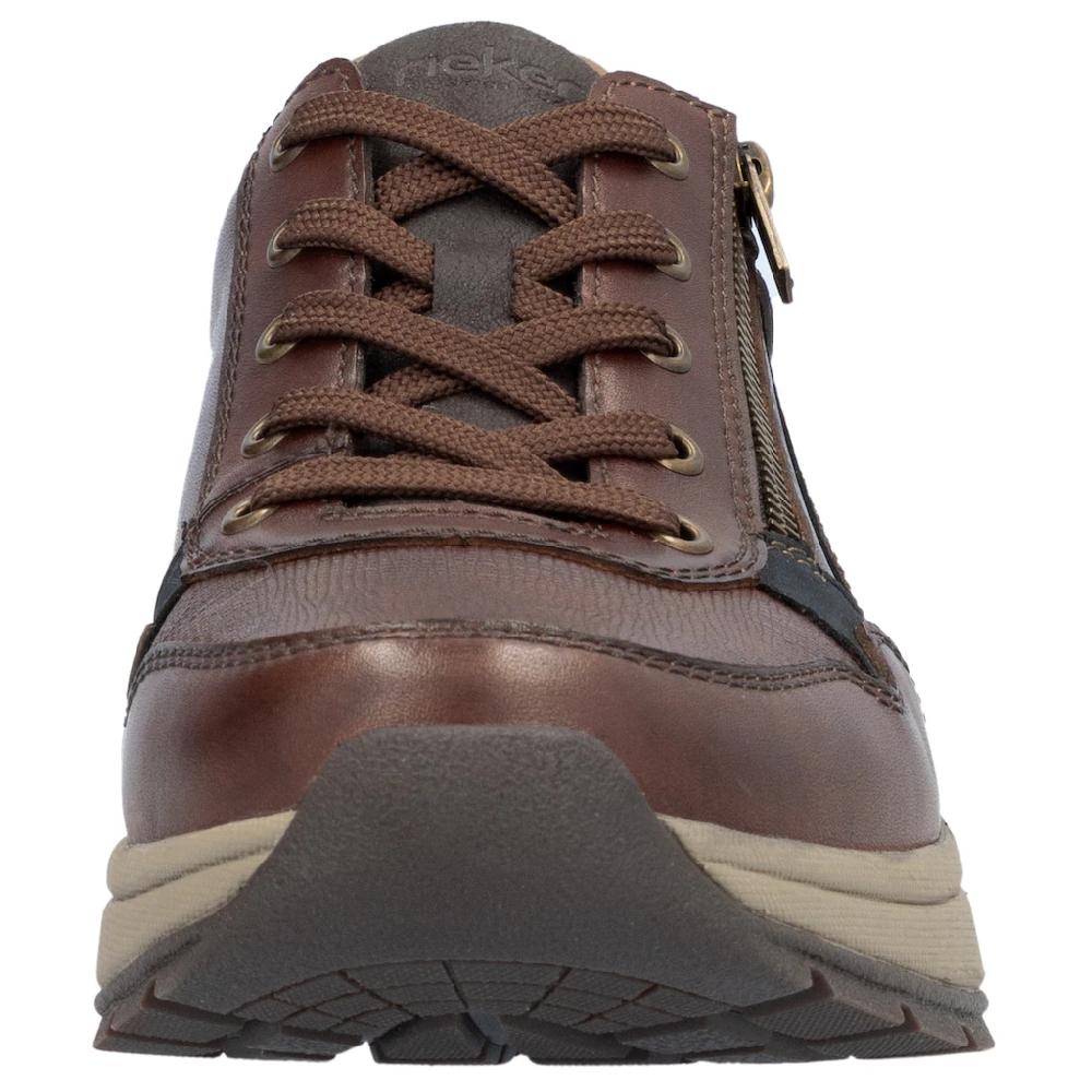Rieker Sneaker Freizeitschuh Halbschuh Schnürschuh Mit Gepolstertem Schaftrand Kaufen