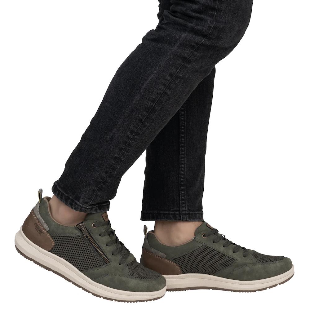 Rieker Sneaker Halbschuh Freizeitschuh Schnürschuh Mit Seitlichem Reißverschluss Kaufen