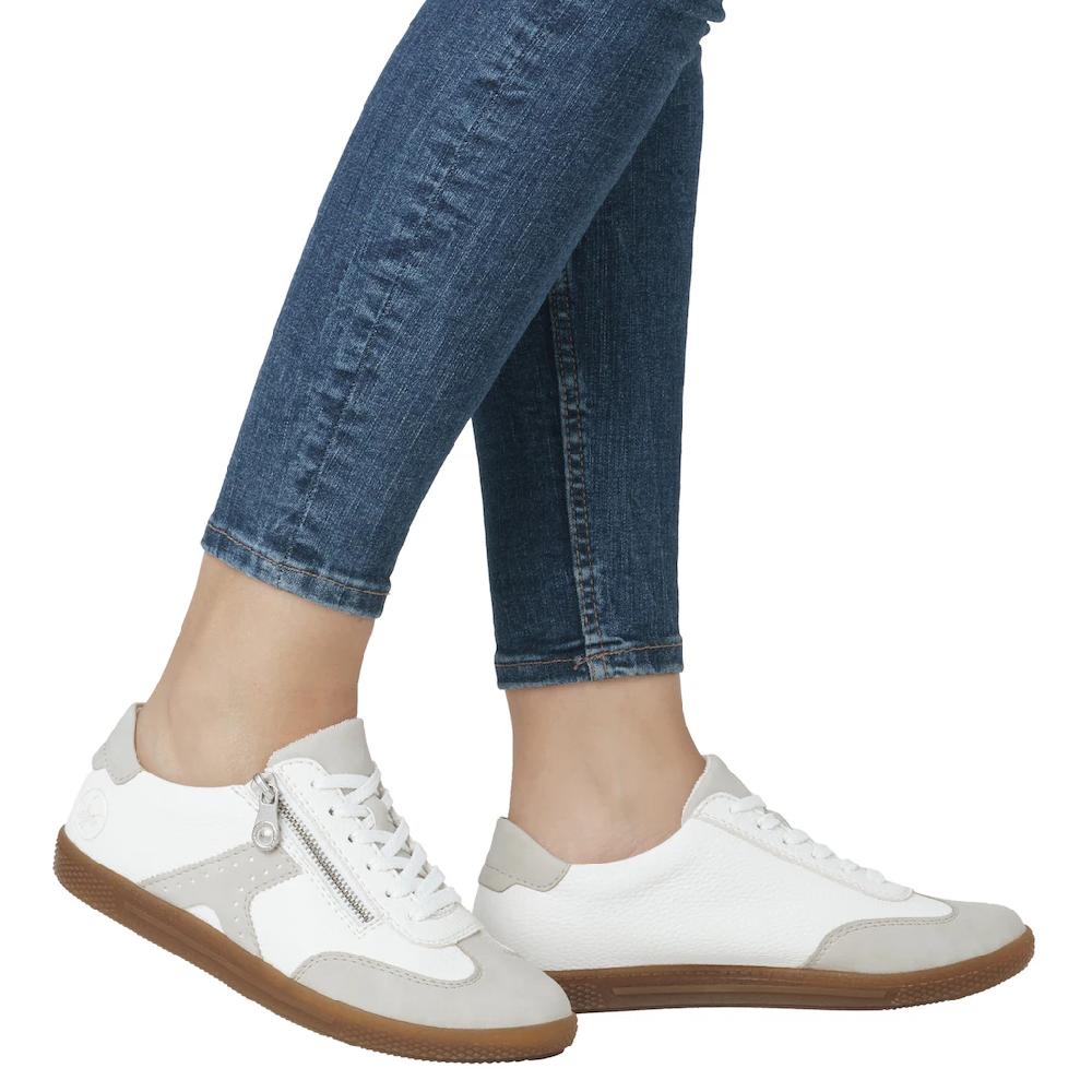 Rieker Sneaker Halbschuh Freizeitschuh Schnürschuh Mit Reißverschluss Online Kaufen