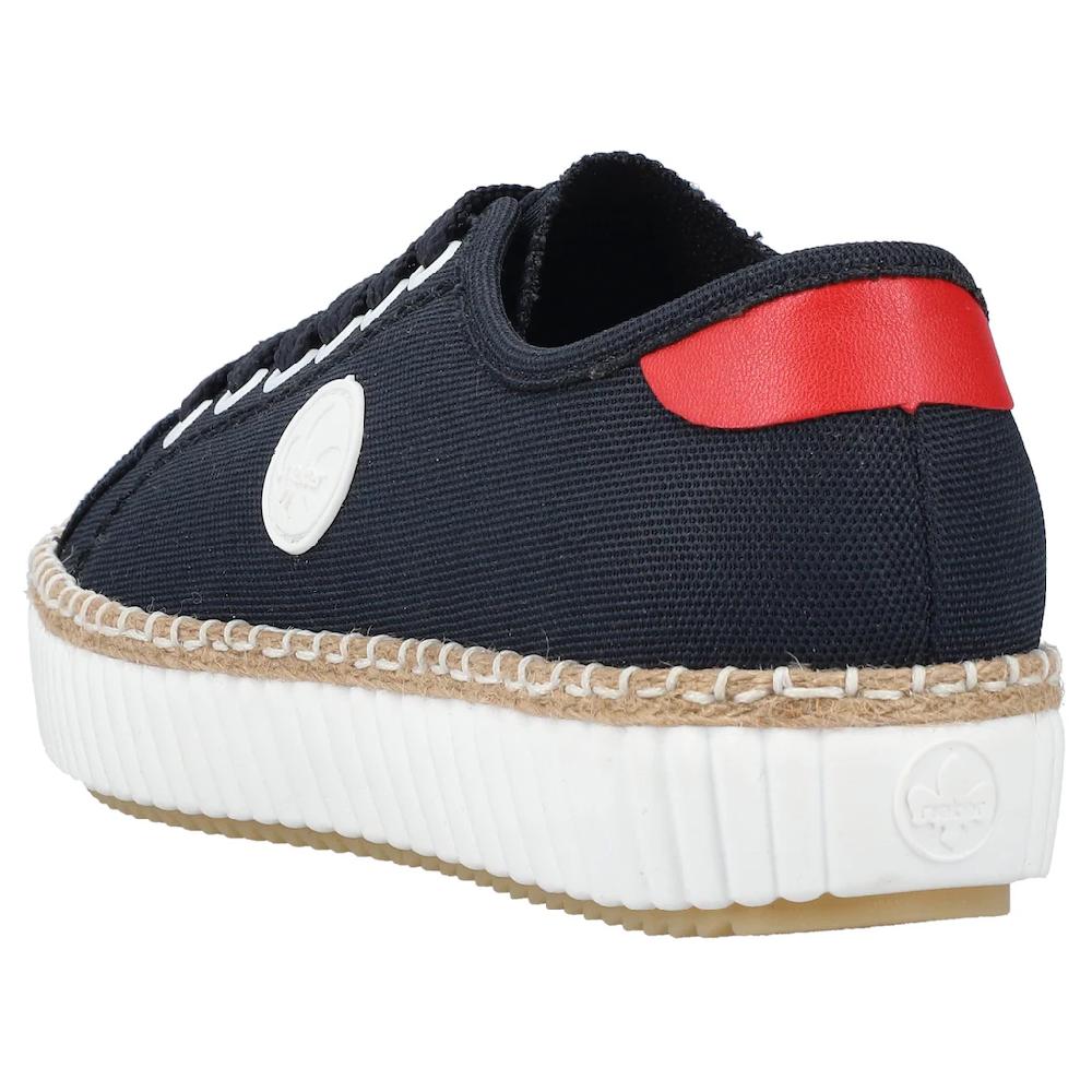Rieker Sneaker Mit Herausnehmbarer Innensohle Freizeitschuh Halbschuh Schnürschuh Online Bestellen