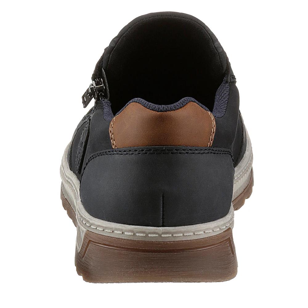 Rieker Sneaker Mit Kontrastbesatz Freizeitschuh Halbschuh Schnürschuh Kaufen