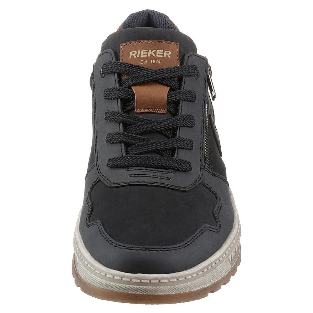 Rieker Sneaker Mit Kontrastbesatz Freizeitschuh Halbschuh Schnürschuh Kaufen