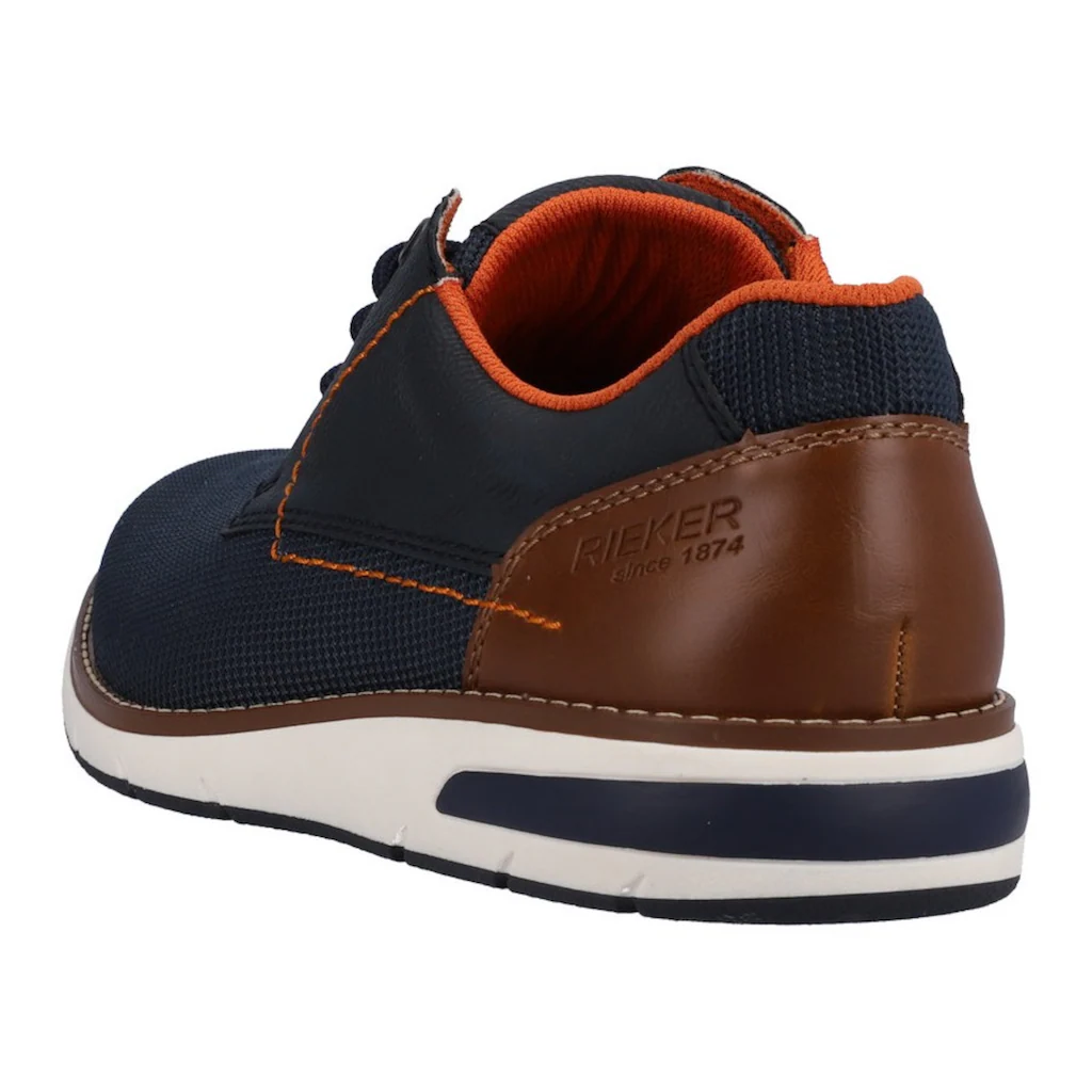 Rieker Sneaker Mit Kontrastfarbener Ziernaht Freizeitschuh Halbschuh Schnürschuh Online Kaufen