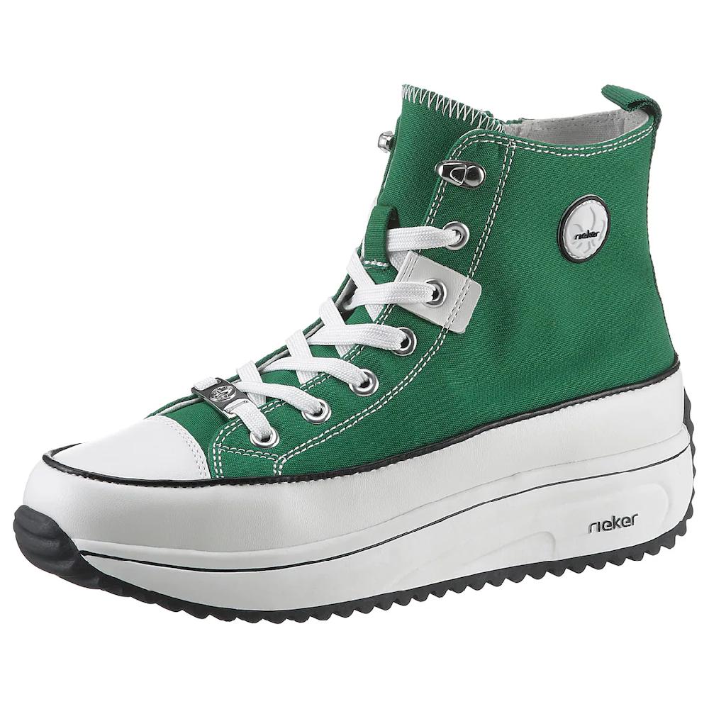 Rieker Sneaker Plateau High Top-Sneaker Schnürschuh in veganer Verarbeitung kaufen