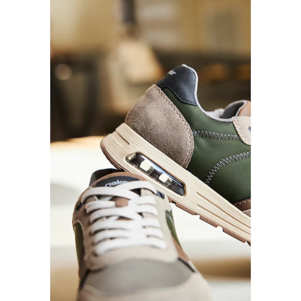 Rieker Sneaker Schnürschuh Halbschuh Freizeitschuh Mit Gepolstertem Schaftrand Online Bestellen