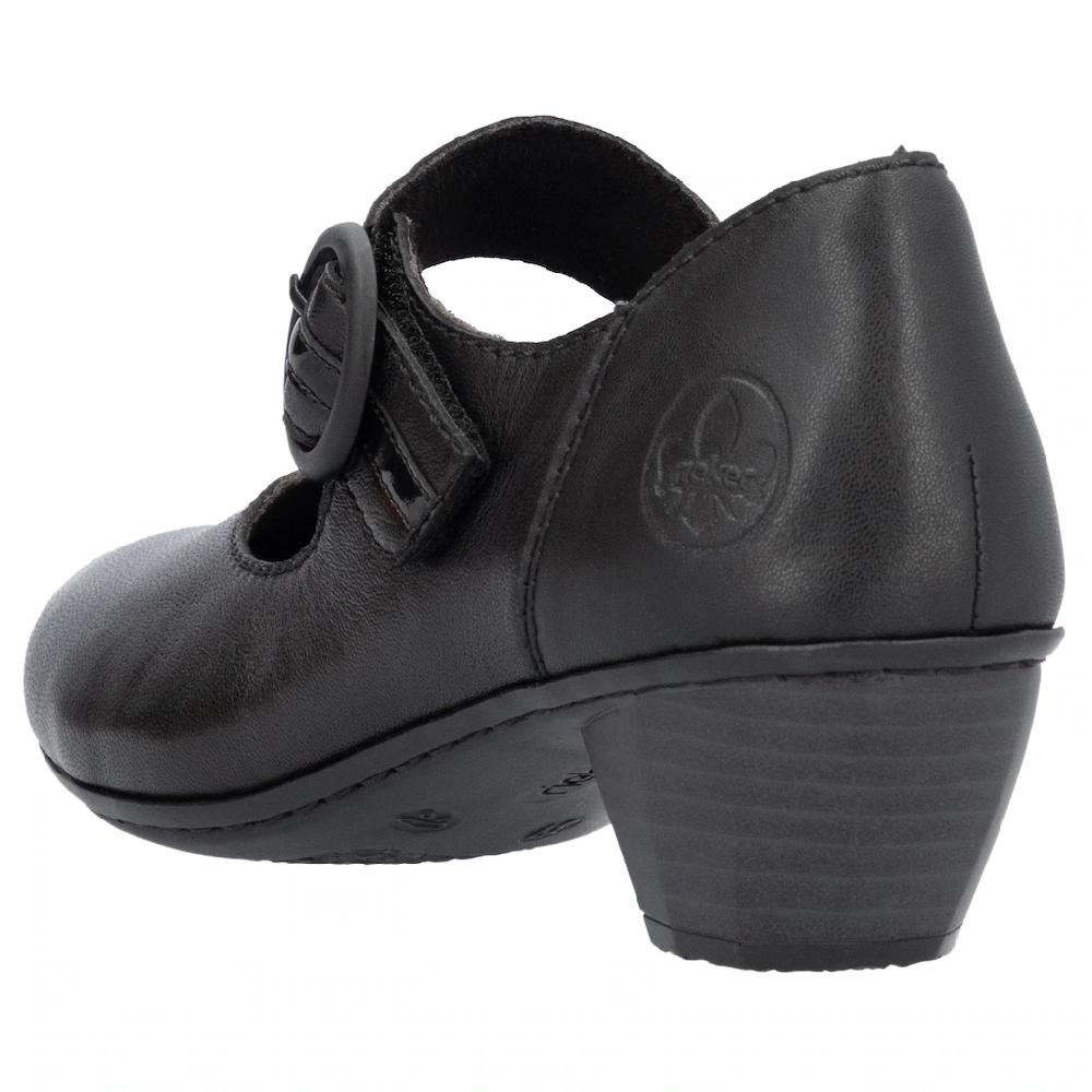 Rieker Spangenpumps Festtagsschuh Pumps Trichterabsatz Mit Klettriemchen