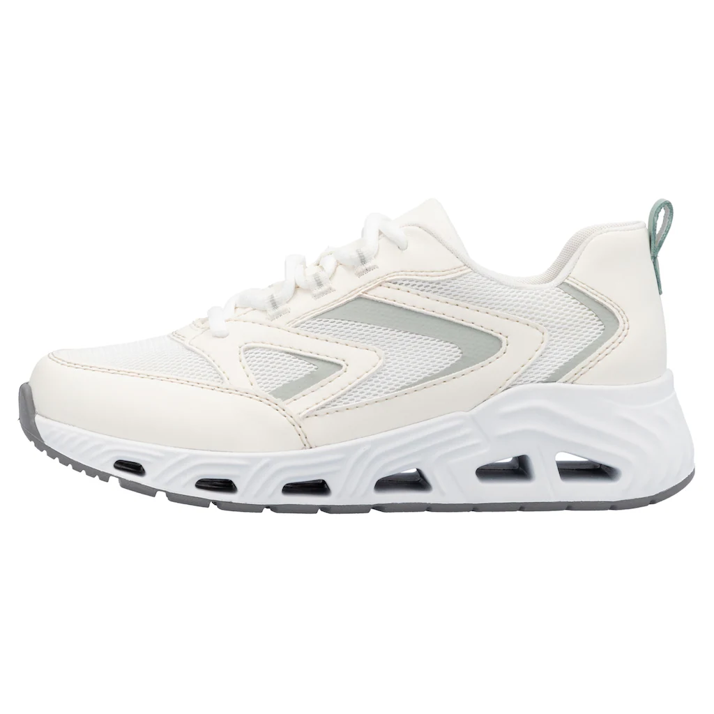 RIEKER Sport Keilsneaker Halbschuh Schnürschuh Freizeitsneaker Mit Gepolstertem Schaftrand