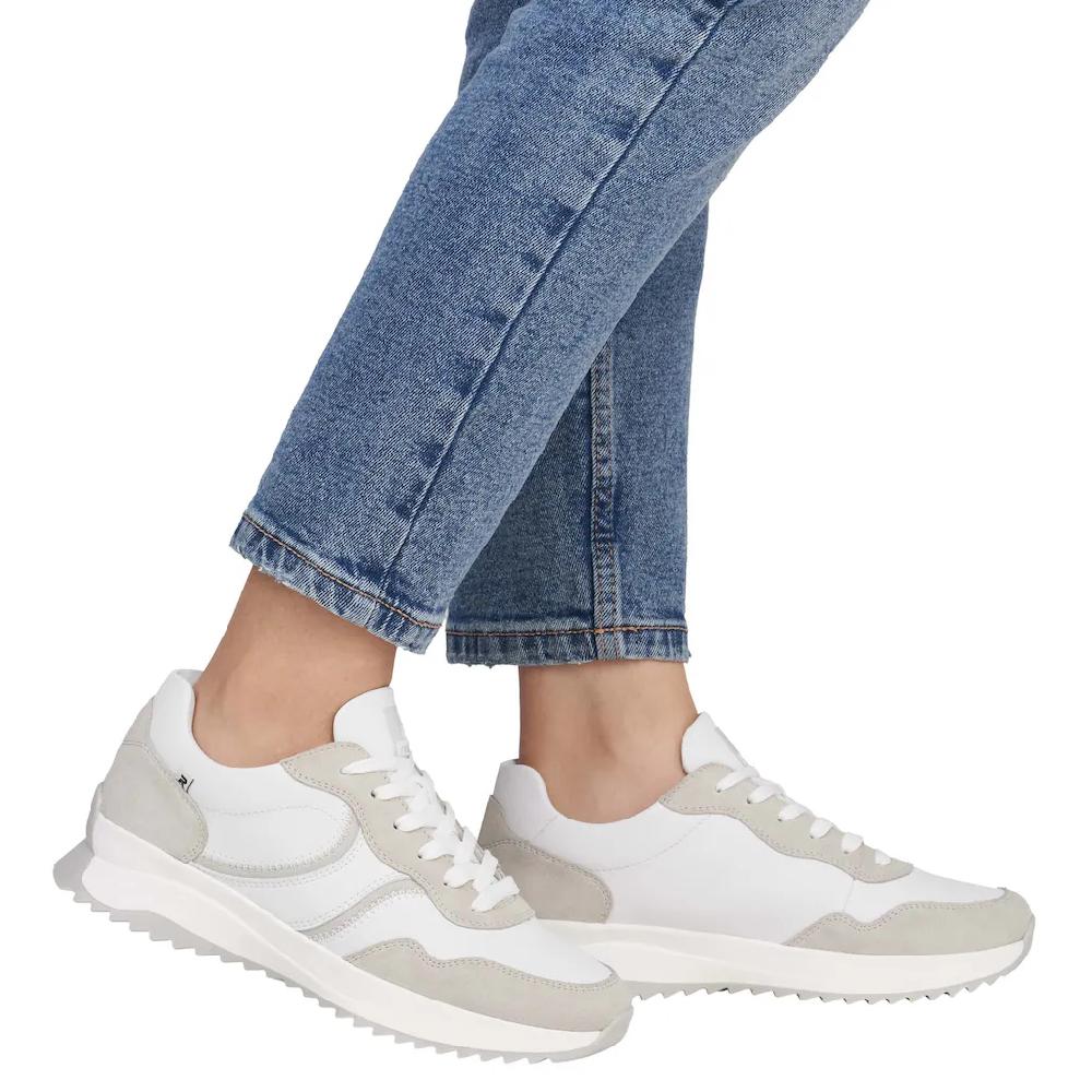 RIEKER Sport Keilsneaker Schnürschuh Halbschuh Freizeitschuh Mit Kontrastdetails Online Kaufen