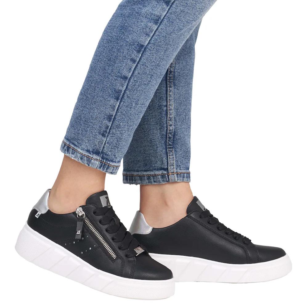 RIEKER Sport Plateausneaker Freizeitschuh Halbschuh Schnürschuh Mit Seitlicher Perforation Kaufen