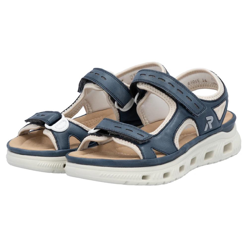RIEKER Sport Sandale »Outdoorsandale« Sommerschuh Sandalette Plateauabsatz mit Klettverschlüssen online bestellen