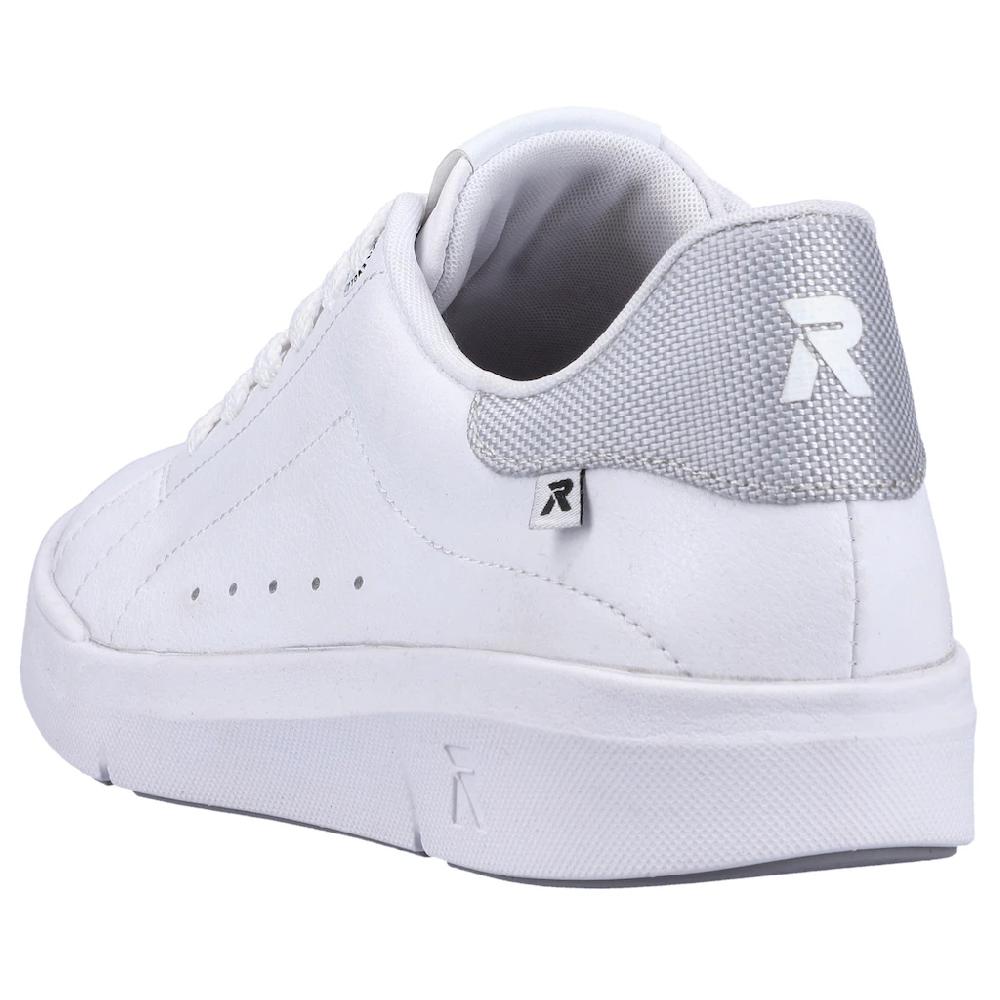 (RIEKER Sport Sneaker In Monochromer Optik Freizeitschuh Halbschuh Schnürschuh