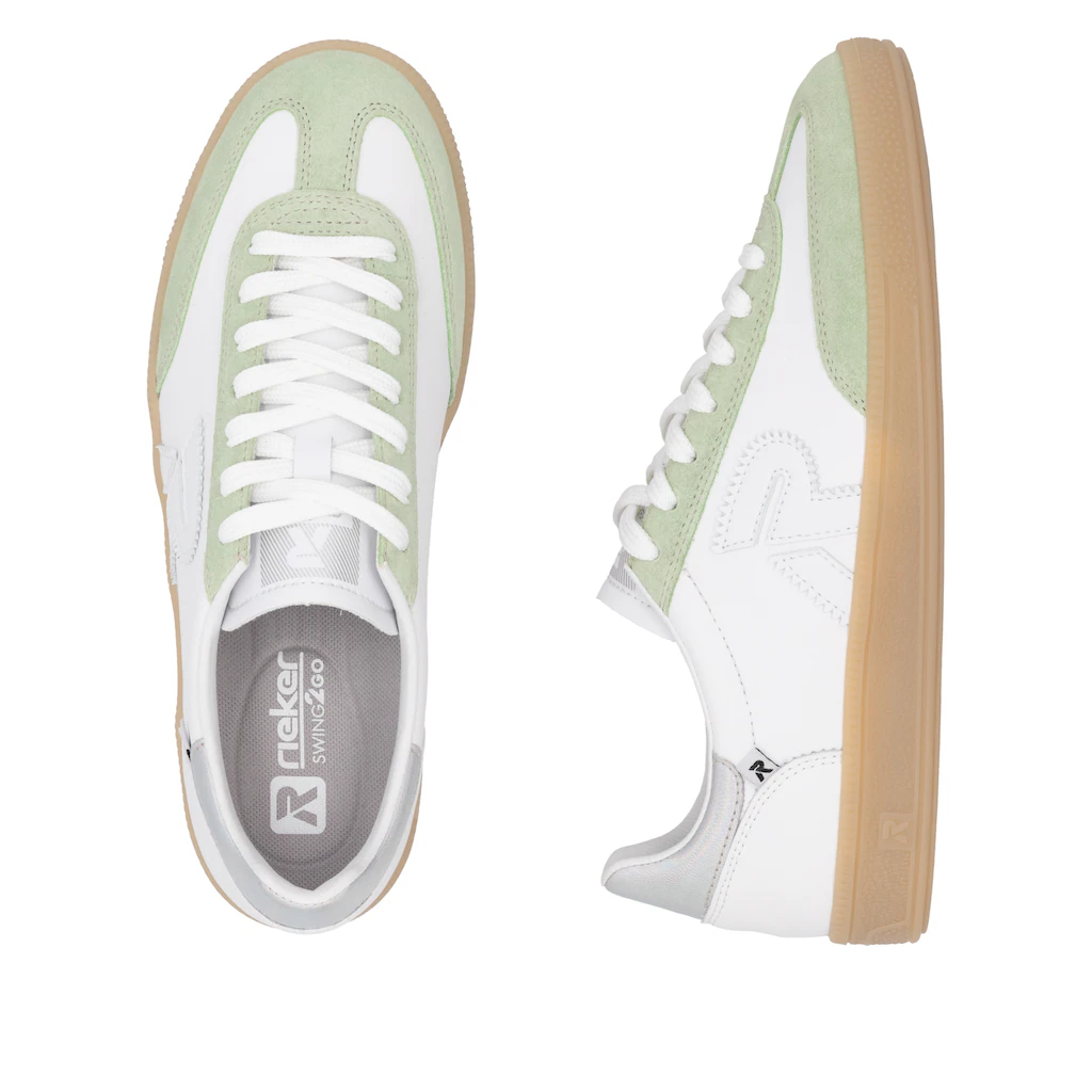 RIEKER Sport Sneaker »San Diego« Retro-Sneaker Freizeitschuh Halbschuh Mit Herausnehmbarem Fußbett ▷ Für