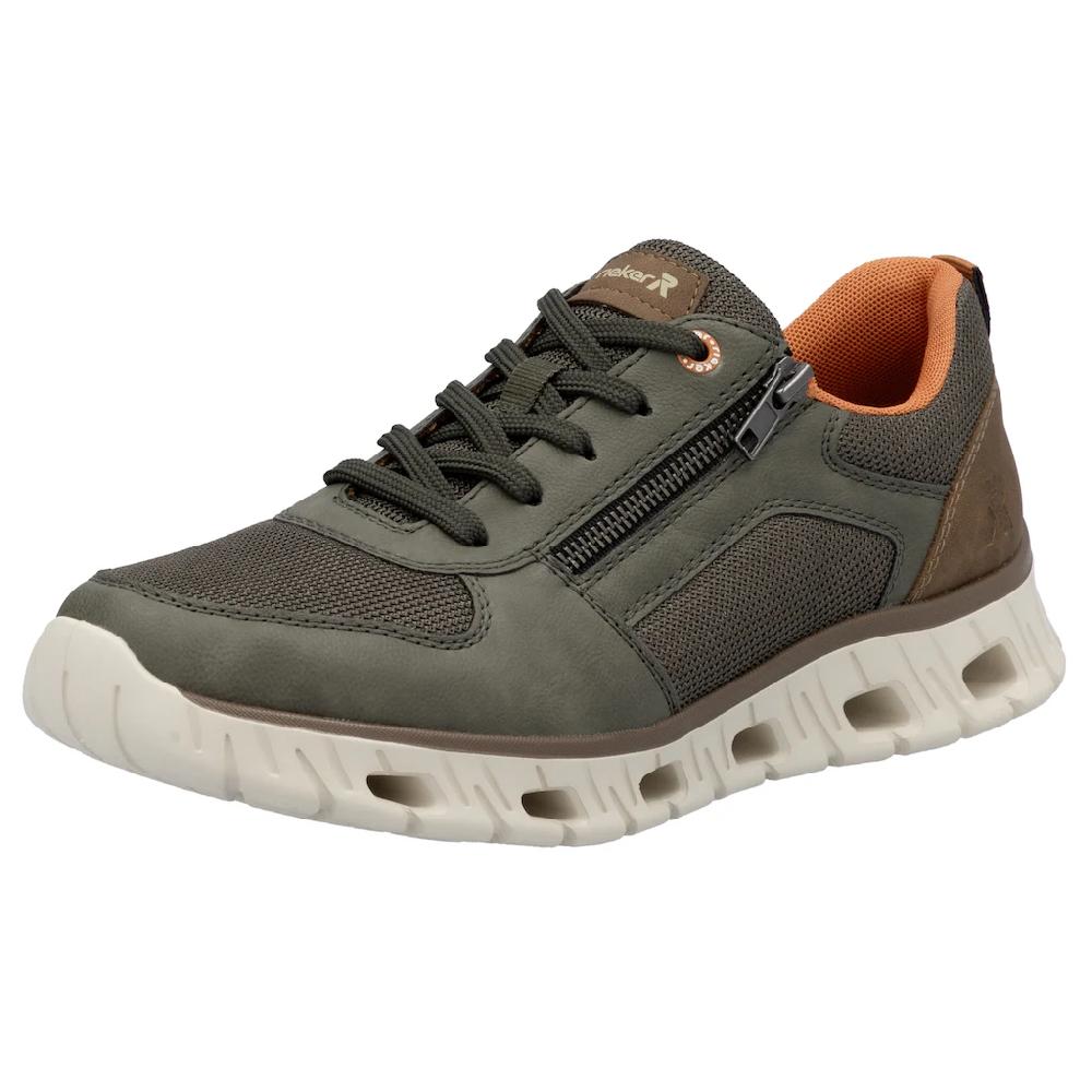 RIEKER Sport Sneaker Schnürschuh Freizeitschuh Halbschuh mit Reißverschluss bestellen
