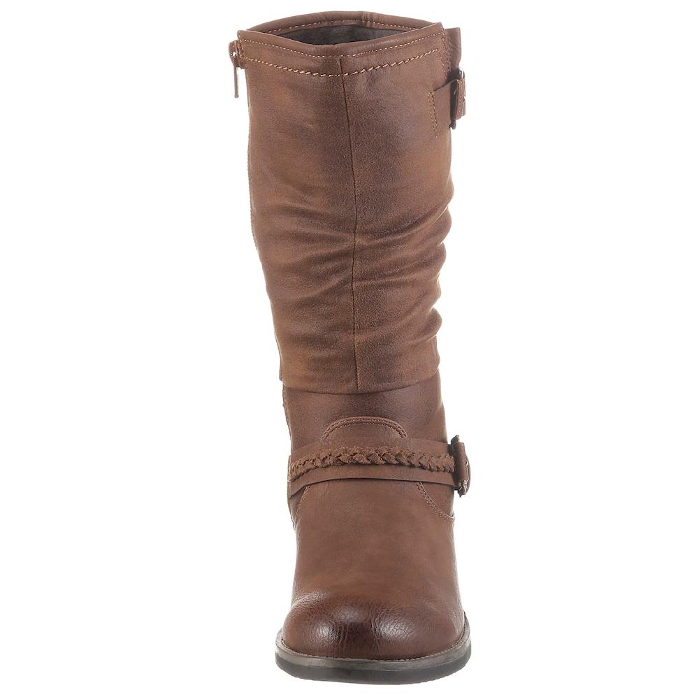 Rieker Stiefel Boots Winterboots Blockabsatz Mit Gerafftem Slouchy-Schaft Online Kaufen